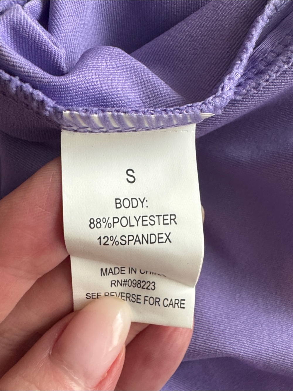 bcg Purple Sleeveless Collared Tank Top - Picture 4 of 5